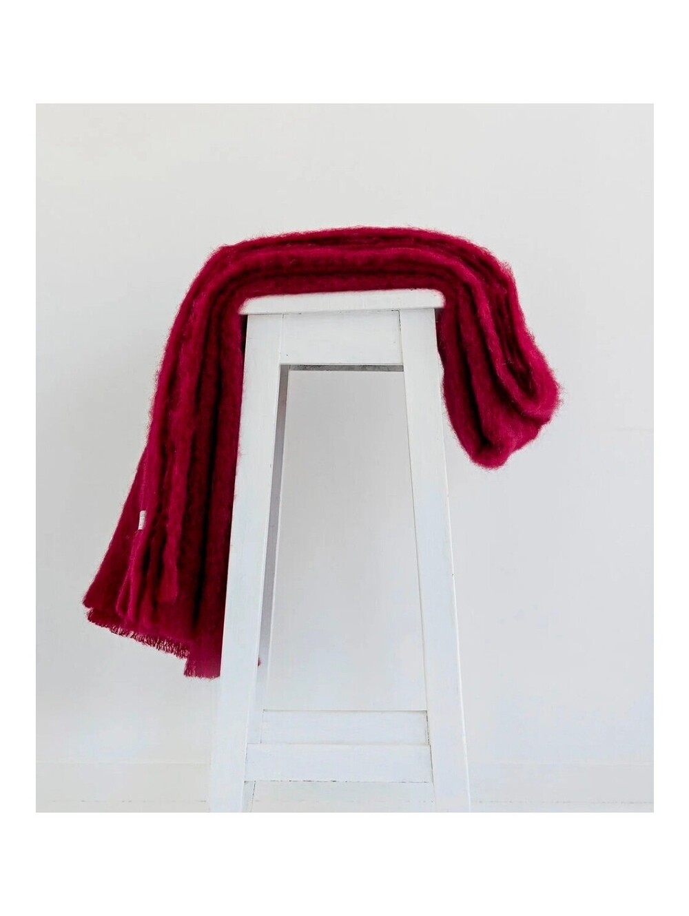 Windermere New Zealand Mohair Throw Blanket Tamarind